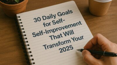 30 Daily Goals for Self-Improvement That Will Transform Your 2025 Featured